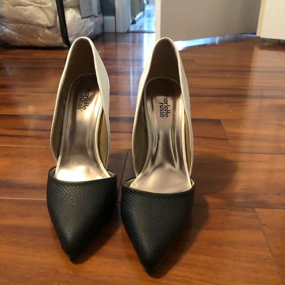 Two pairs of Charlotte Russe pumps/heels